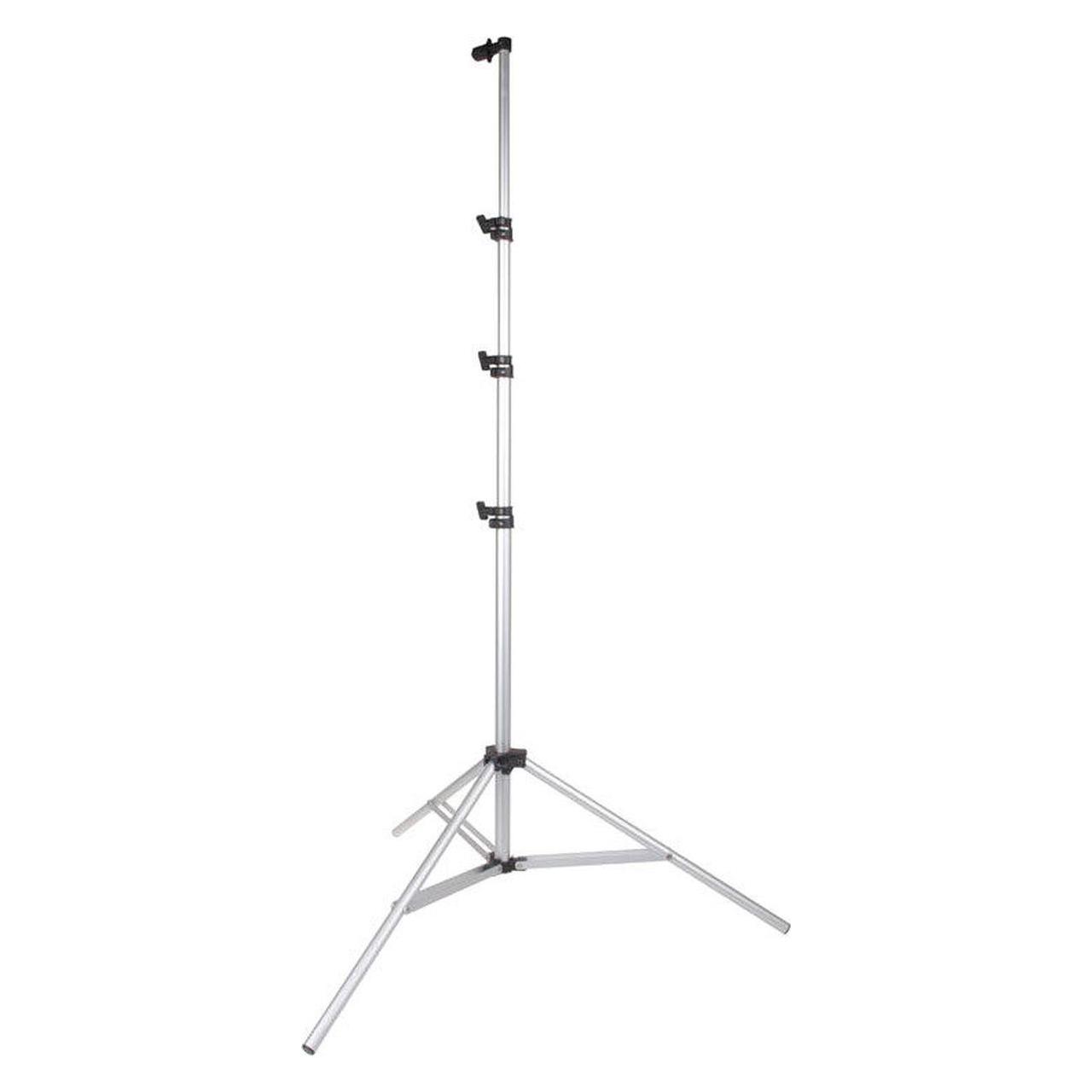 Caruba Reflektor Stativ Silber mit Hintergrund/Reflektor Clip (215 cm) (D130302)