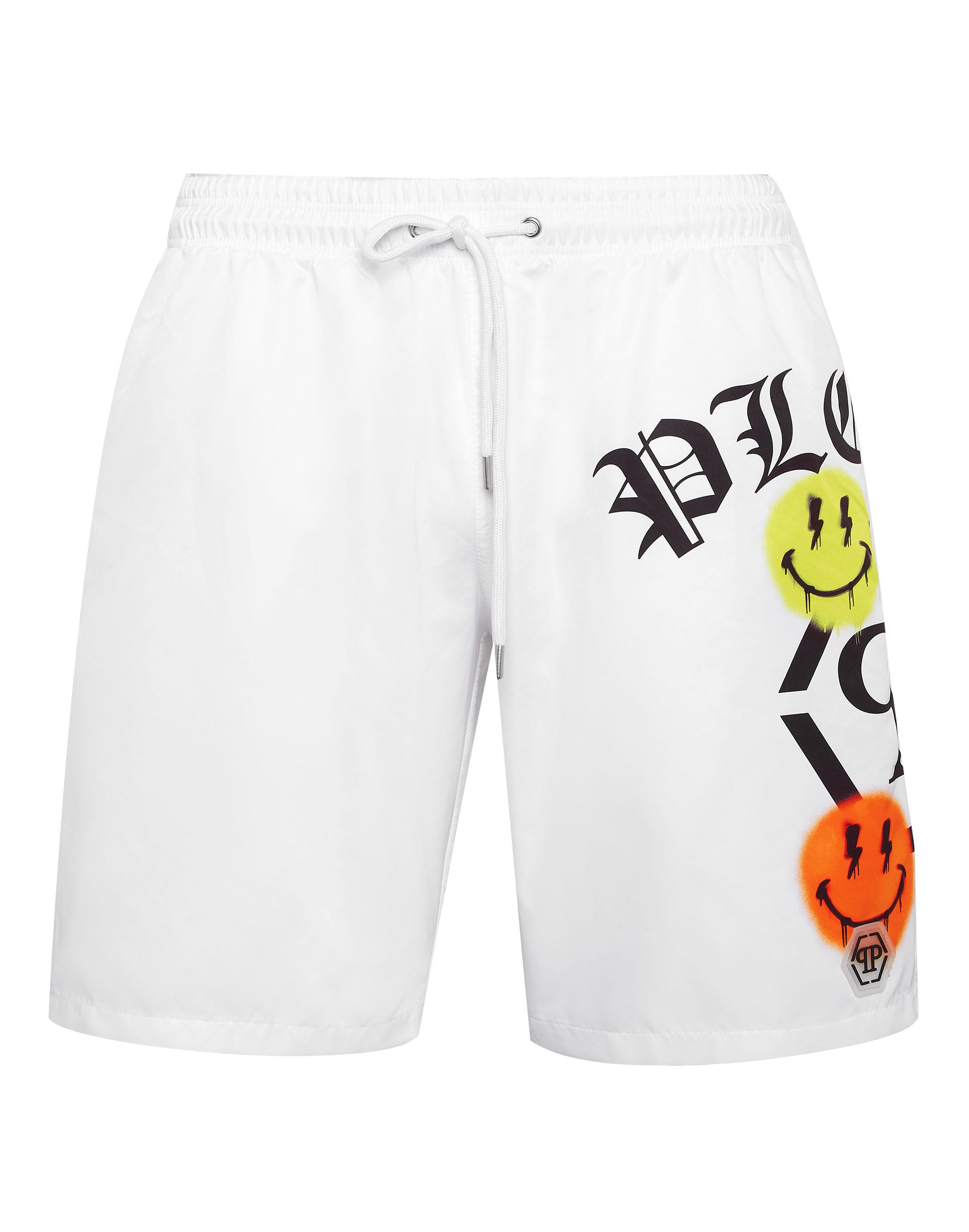 Philipp Plein Badehose - Weiß