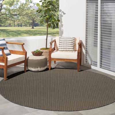 Nourison Horizon Indoor/Outdoor Chevron Area Rug.