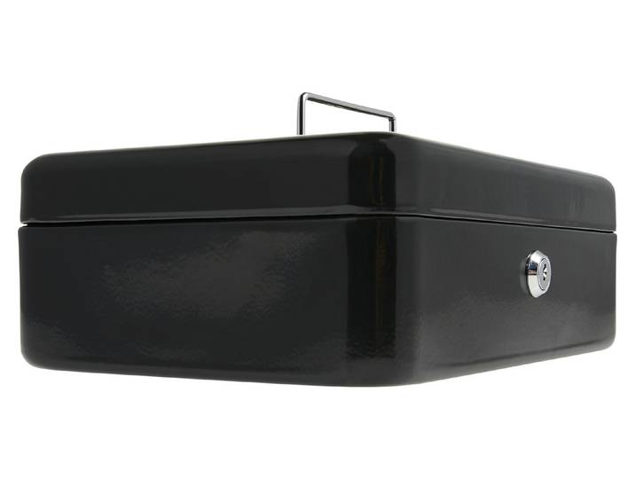 Burg-Wächter Geldkassette 5025 Schwarz 18 cm