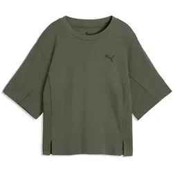 PUMA HER Relaxed T-Shirt Damen 86 - moss veil L