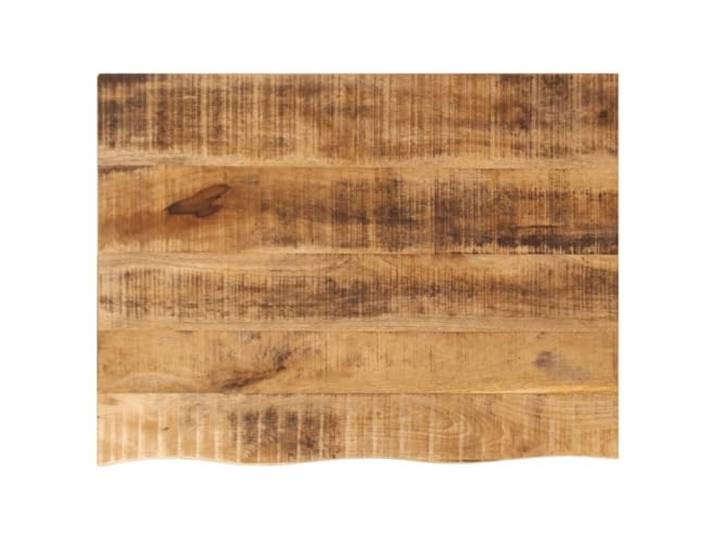 GHVBNMF Tischplatte Massivholz Mangoholz Baumkante 90x60x3,8 cm Ergänzen Sie Ihr Esszimmer oder Arbeitszimmer mit einer Unikat-Holzplatte aus naturbelassenem Echtholz für DIY-Tische.