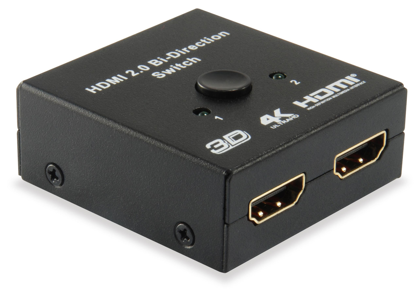 Equip Switch bidirectionele HDMI 2-poorts verdeelstekker of schakelaar 332723