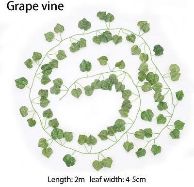 Inspire Essentials Artificial Ivy Garland Hanging Vines Greenery Wall Decor b 5 Strings