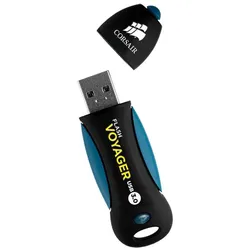 Corsair Flash Voyager (256 GB, USB-A), USB Stick, Schwarz, Blau