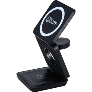 Miraval Ladestation 3in1 9-MV0425, für Apple iPhone, Watch & Airpods, Induktion, 15W