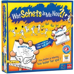 Goliath Toys Was zeichnest du mir jetzt?! Zeichenspiel (Niederländisch, 4 - 8 Spieler)
