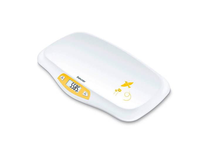 Beurer Babywaage, Weiss, 8x37.2x59 cm, gut lesbares LCD-Display, Pflegen, Babypflegeprodukte