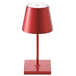 Akku-Tischleuchte Nuindie mini 250mm kirschrot