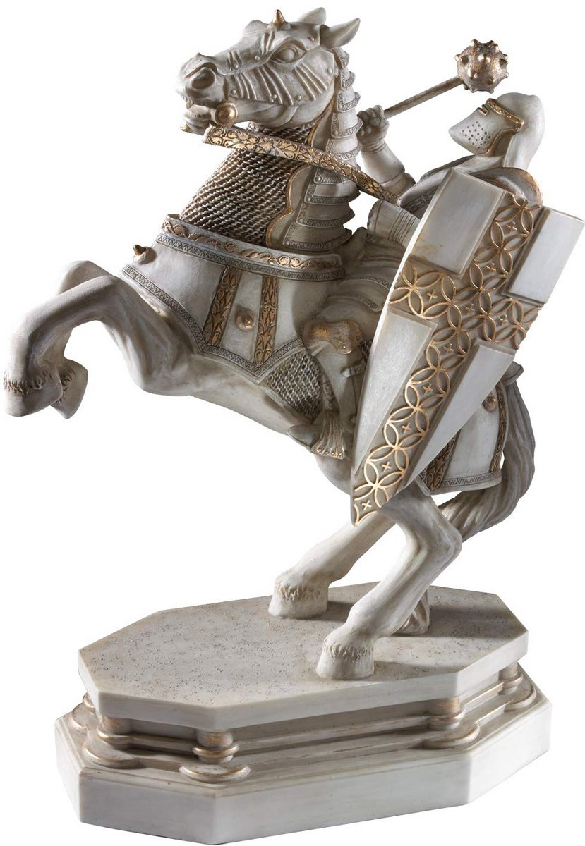 Decoratieve Hars Boekensteunen met Klassiek Paard Schaakstukken, 20 cm