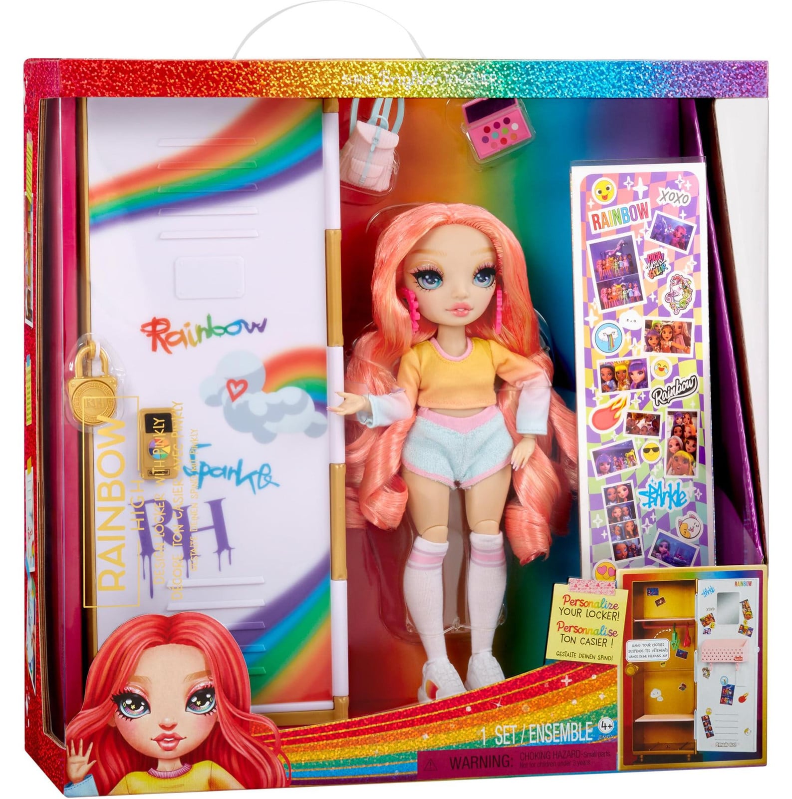 MGA Rainbow High Locker en poppen speelset