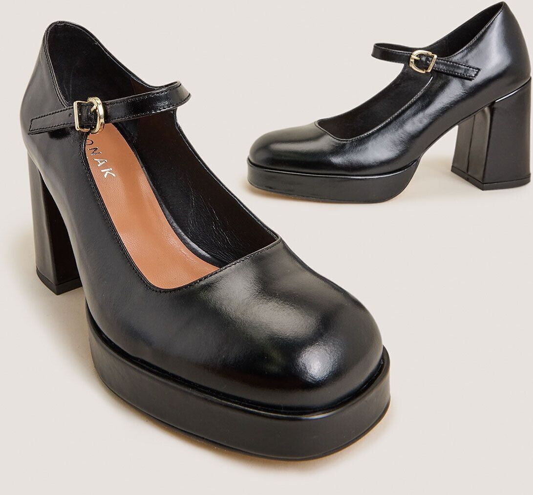 JONAK Babies en cuir, à talons, VERITOX