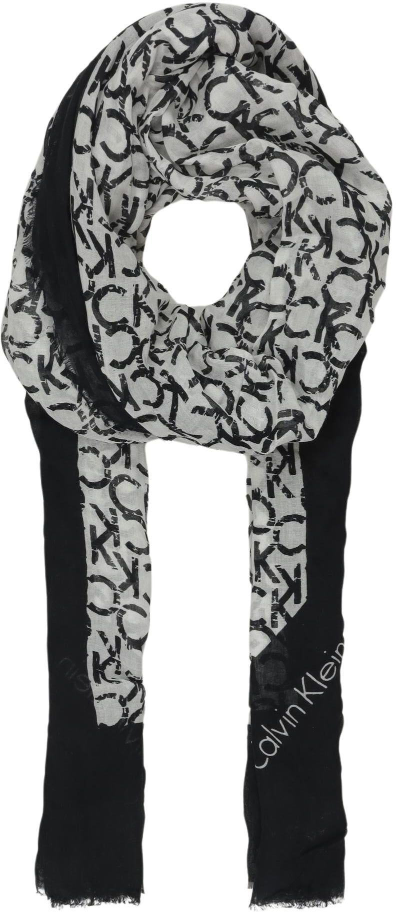 Calvin Klein Damen Schal oder Tuch, Mehrfarbig, Modal - Second Hand