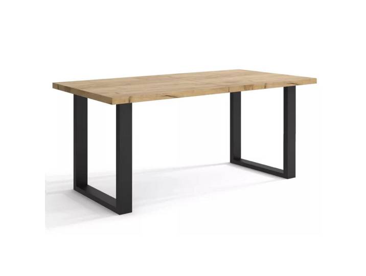 Sepro Meble Tisch Schwarz 190 Ausziehbar, 80x76x140 cm, Esszimmer, Esstische