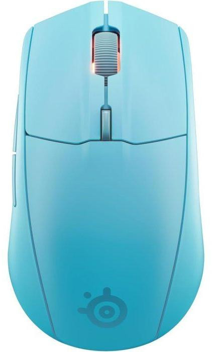 SteelSeries Rival 3 Gen 2 Draadloze gamingmuis, turquoise, 18000 DPI, 1.9ms latency, 60 miljoen klikken
