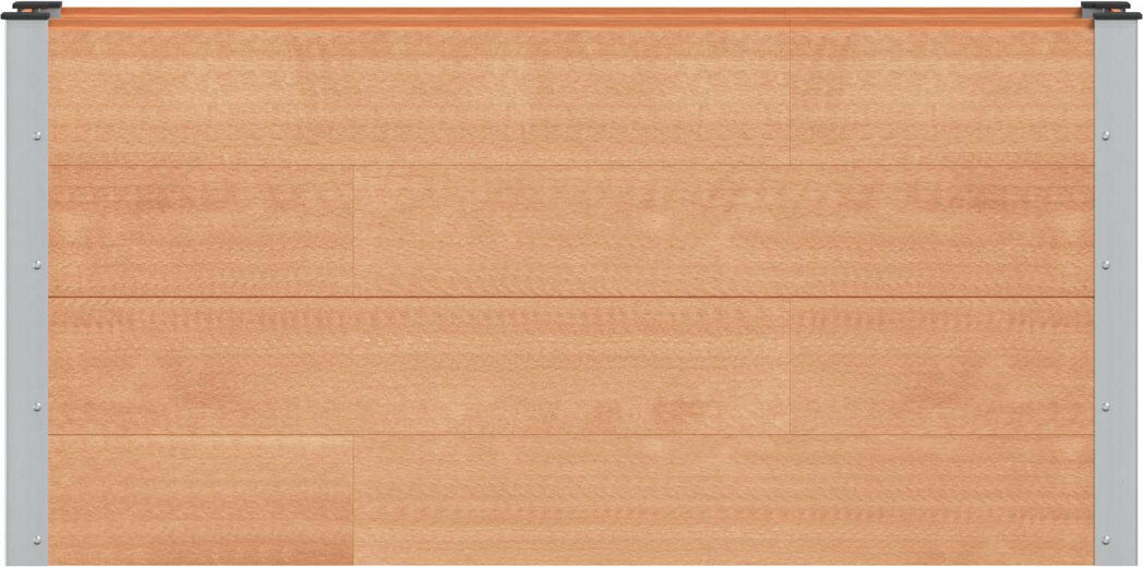 Dakota Fields Planter Brown 72cm H x 150cm W x 30cm D
