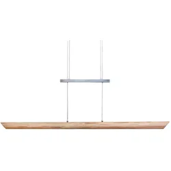 ELOBRA LED-Pendelleuchte Columbia Holz Braun Eiche