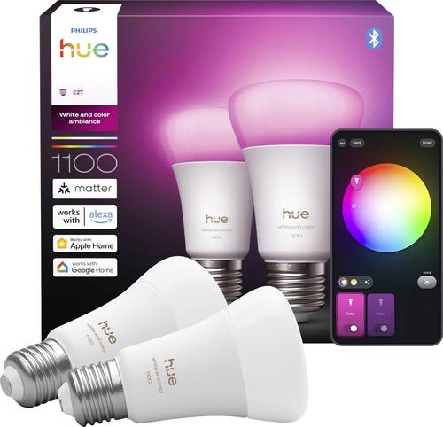 Philips LED-Leuchtmittel 929003853502 EEK: D (A - G) Hue White & Col. Amb.