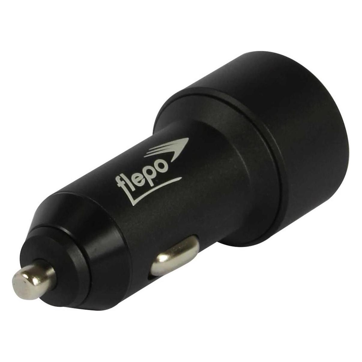 Flepo Netzteil KFZ 2-fach 12V-24V - max 4A - Quick Charge 3.0 (NT-KFZ-102)