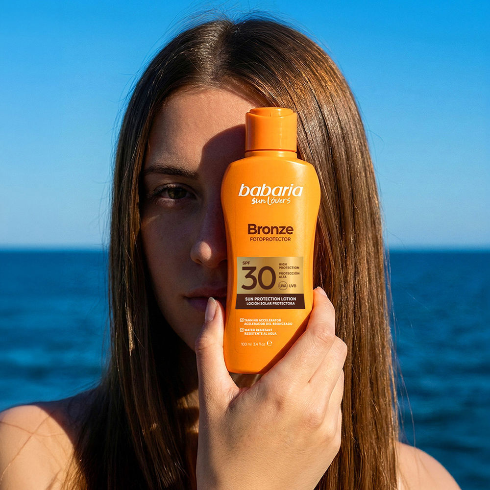 Babaria Sun Lovers Bronze loción solar protectora SPF30 100 ml