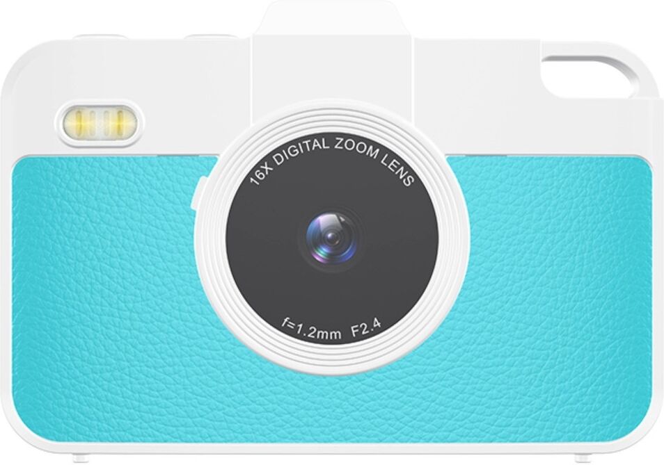 INF G1 Einsteiger-Digitalkamera + 32GB TF-Karte — 48MP Dual-Objektiv, augenfreundliches LED-Display, eingebauter Blitz, Blau