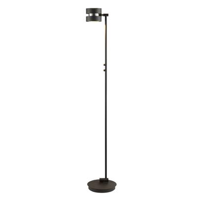 LUMICOUTURE LED Stehlampe "Glow Sphere", schwarz (schwarz, aluminiumfarben), 1, H: 146cm, 1 Stk., Leuchten, Ø26 cm x 146 cm, 1200 lm, 2700K, Up Downlight, Aluminium/Glas, schwarz, LED Stehlampe