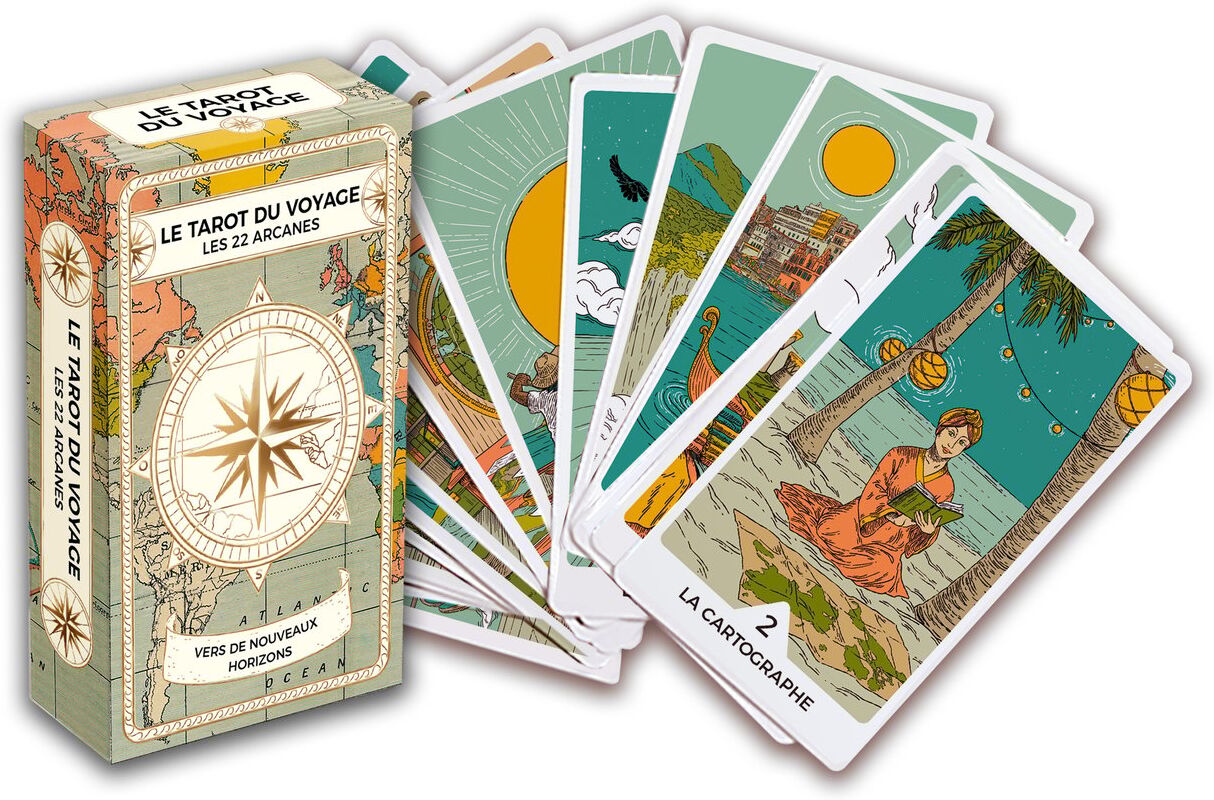 Jeu de cartes - Le tarot du voyage   Aventura