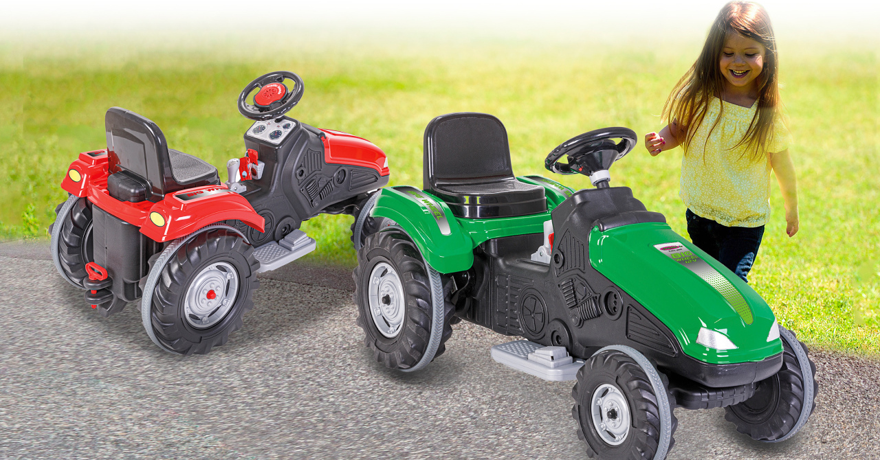 Ride-on Traktor Big Wheel 12V rot