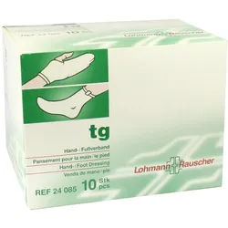 Lohmann & Rauscher tg Hand-/Fußverband, gebrauchsfertig, flexibel und hautfreundlich 10 St