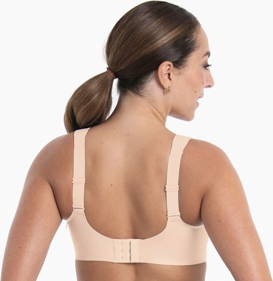 Sport-BH ANITA ACTIVE "Smart Control", Damen, Gr. 90, Cup E, beige (smart rose), Stoff, Obermaterial: 49% Polyamid, 31% Elasthan, 20% Polyester, Mesh, Netz, clean, matt, unifarben, regular fit, BHs Sport-BH, Cups vorgeformt, weich, nahtlos, schlicht, brei