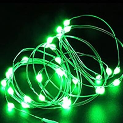 Uplift Picks Copper Wire LED Fairy String Lights For Magical Holiday Party Decor green 5 M