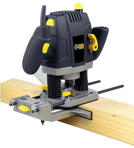 Fartools Pro Elektrische bovenfrees 1300 W met 8/12 mm klemspantcapaciteit