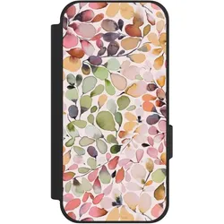 Nivocase Klapphülle für Google Pixel 10a Handyhülle aus Kunst Leder NIVOflip schwarz Muster Pattern (Google Pixel 10a), Smartphone Hülle, Schwarz