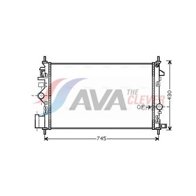 AVA CLEVER CHOICE Kühler, Motorkühlung ola2474 für Vaughall CHEVROLET