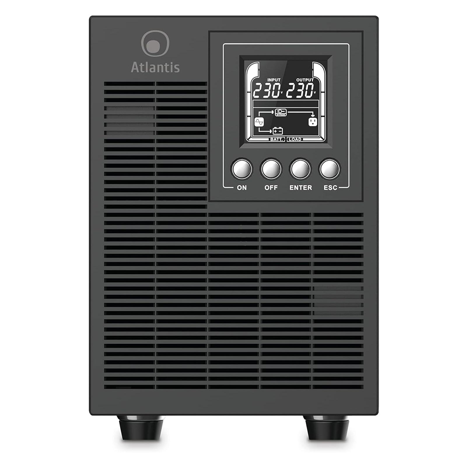 Atlantis Land LinePower 1502 PRO Doppelwandler (online) 1,5 kVA 1350 W (1500 VA, 1350 W, Online-Doppelwandler USV) (A03-OP1520P)