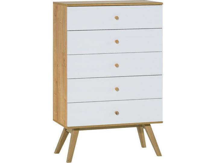 CALICOSY - Kommode mit 5 Schubladen L75 cm - NATURE