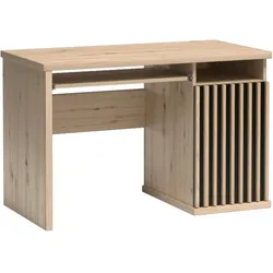 SCHREIBTISCH Caya mit Lamellen, Eiche Artisan