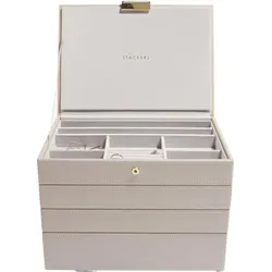 Stackers Schmuckkästchen classic vierfach taupe