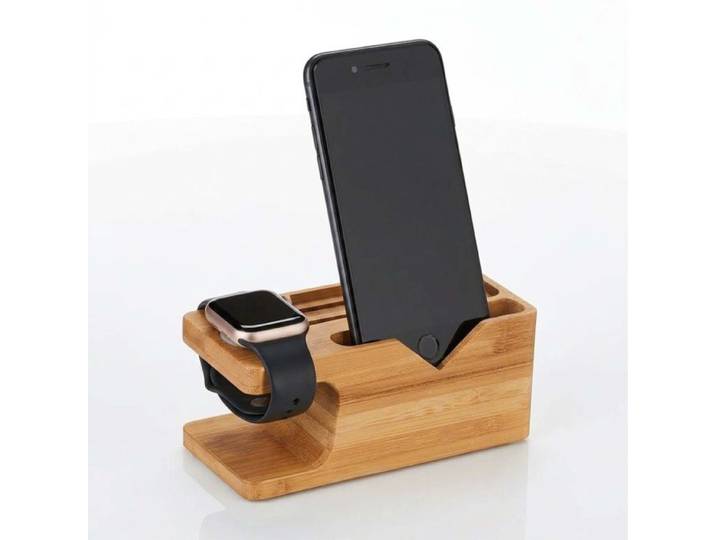 Relaxdays Ladestation Smartphone und Smartwatch