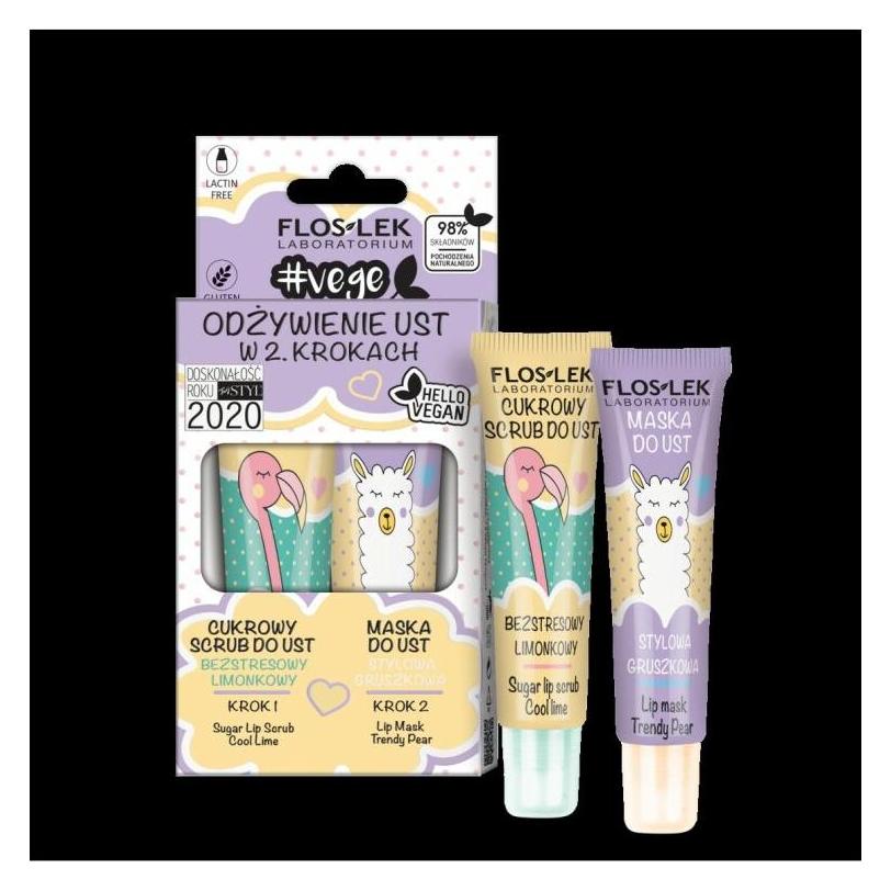Floslek Vege Lip Care Nourish (Lippenpflege Set, 14 g) (5905043020099)