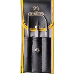 BERNSTEIN Tools for Electronics 5-030 Pinzetten-Set 3teilig Super-spitz, Stumpf, Spitz, gebogen, fein 160 mm