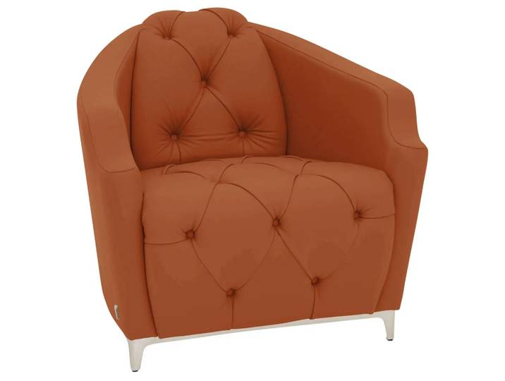 Sessel Downey Calia / Farbe: Cognac / Material: