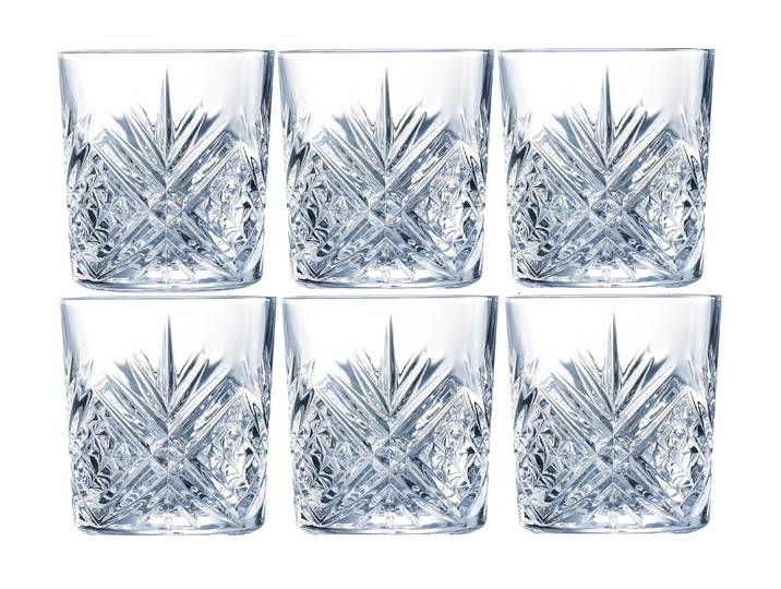 Glas BORMIOLI ROCCO Gin Glas Broadway 30 , transparent, H:9,1cm, Glas, Trinkgefässe, Glas