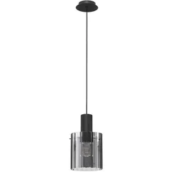Nova Luce 9236200 MIRBI Pendelleuchte Schwarz/Rauch