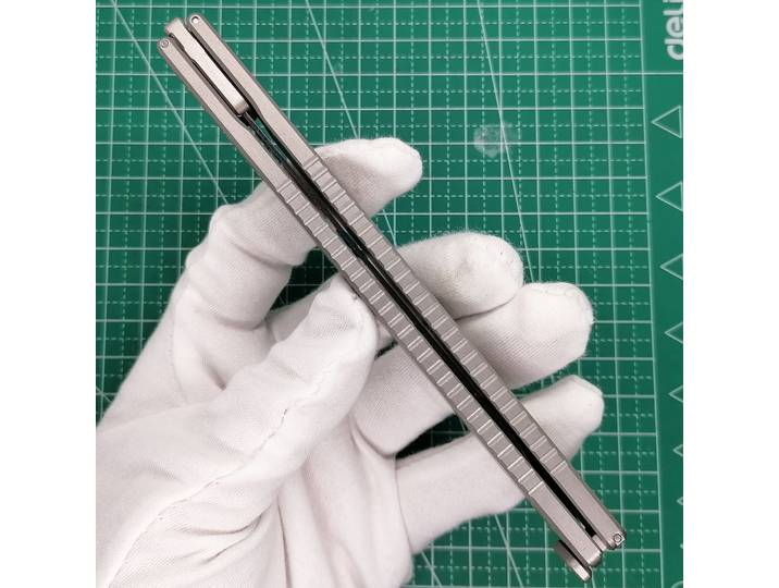 OUS ANER-Scie à bois pliante avec manche en alliage de titane, lame de scie fabriquée au Japon