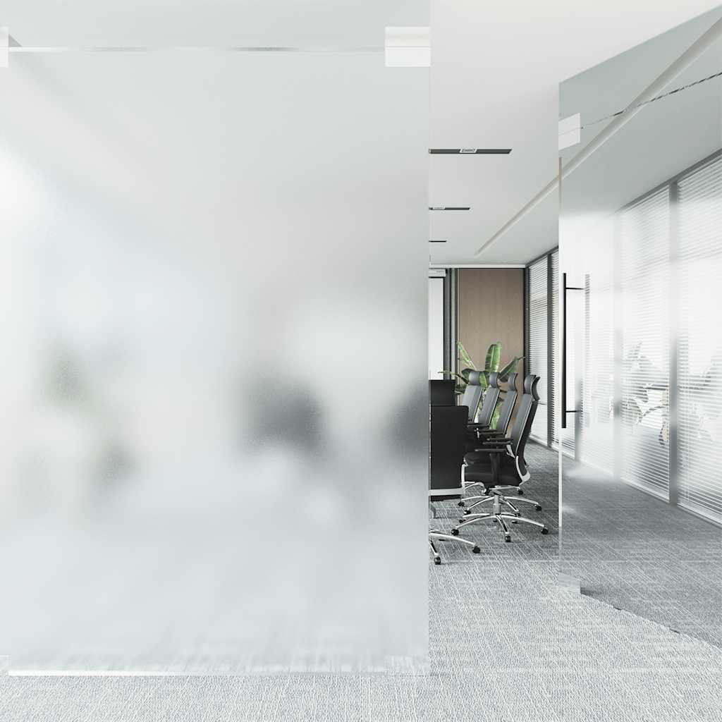 vidaXL Film pour fenêtre statique dépoli gris 45x500cm PVC