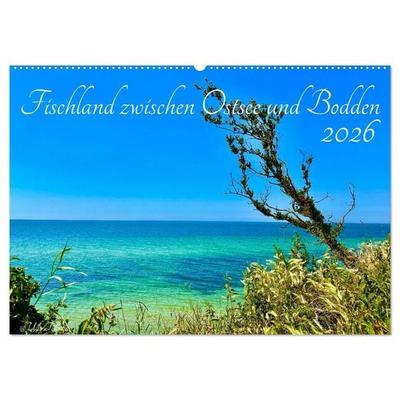 Fischland zwischen Ostsee und Bodden (Wandkalender 2026 DIN A2 quer), CALVENDO Monatskalender
