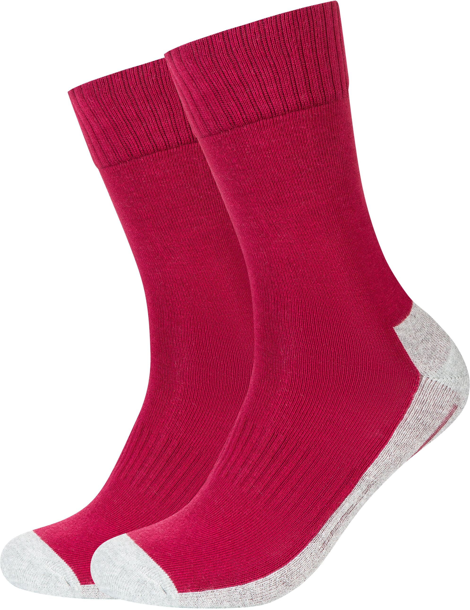 Socken CAMANO "function", Damen, Gr. 39-42, Sockengrösse, lila (anemone), Materialmix, unifarben, normal, Socken Socken, mit feuchtigkeitsregulierendem Material anemone 39-42, Sockengrösse