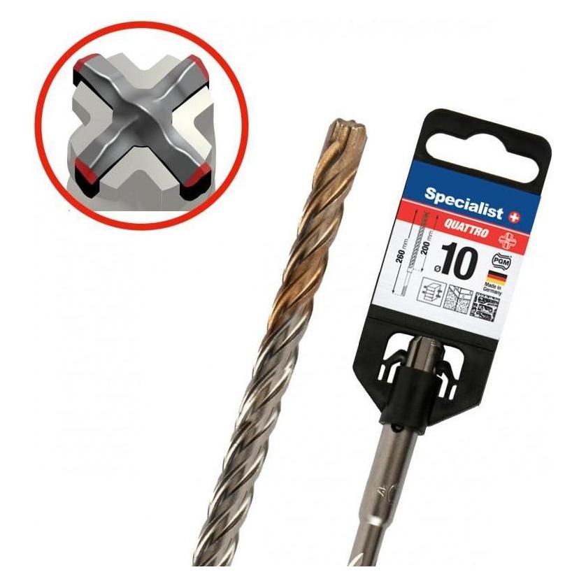 Bloomsbury Drill Specialist + QUATTRO SDS + 10/200 x 260 mm (10.0) (19-14240)