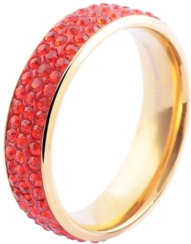 Fingerring AKZENT "Jonna, langlebig" Gr. 52, gold (goldfarbig), Fingerringe, Damen, 52, Edelstahl, Fingerring